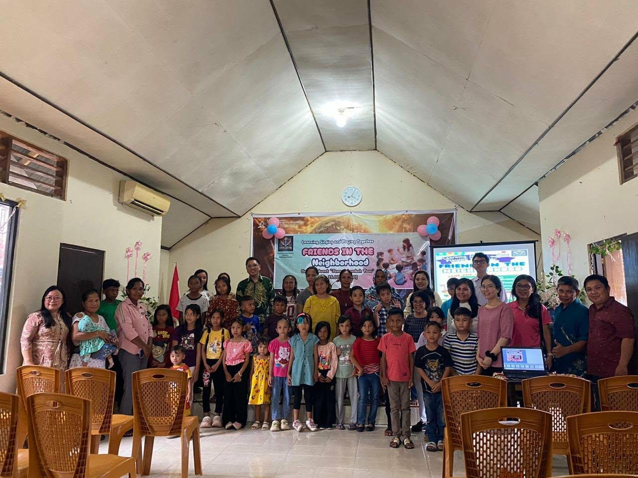 Children participating in Bible programs at Shining Light Ministry